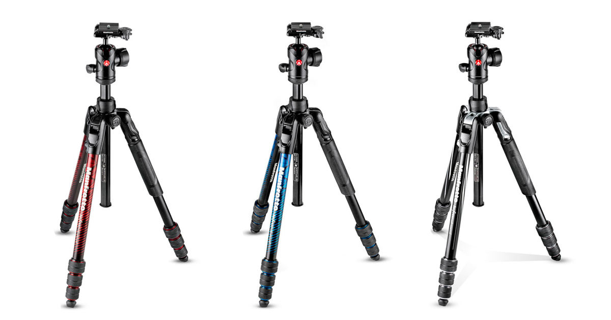 Befree Advanced Aluminum Travel Tripod twist, ball head